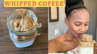 How To Make WHIPPED COFFEE| TikTok Coffee Challenge