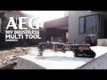Aegs 18v brushless multi tool in action