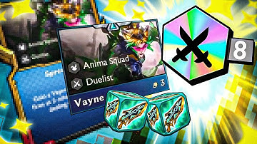 INFINITE SUSTAIN VAYNE 8 DUELIST  | Teamfight Tactics Set 8.5