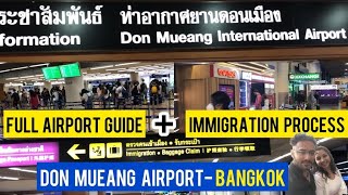 Bangkok Don Mueang International Airport Guide | Thailand Don Mueang airport immigration process