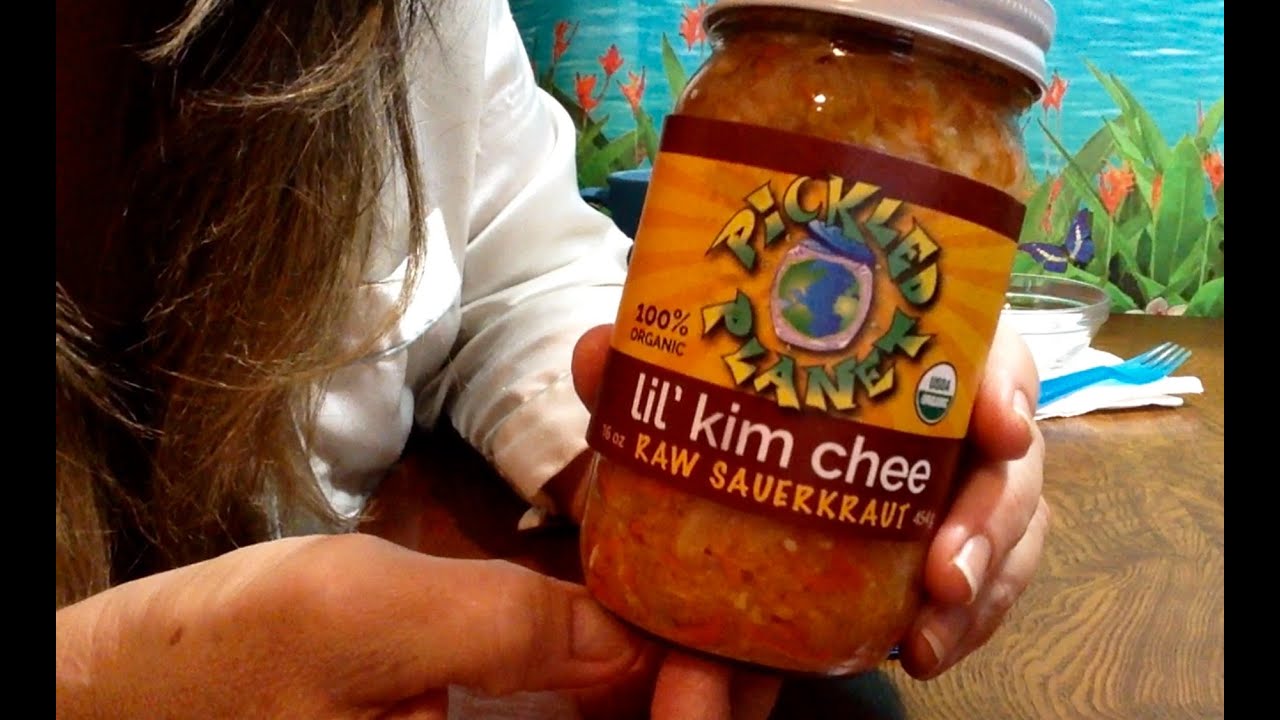 Healthy, Fermented Food, lil' kim chee, Raw Sauerkraut, Soft Spoken, ASMR, Nice Crunchings Sounds