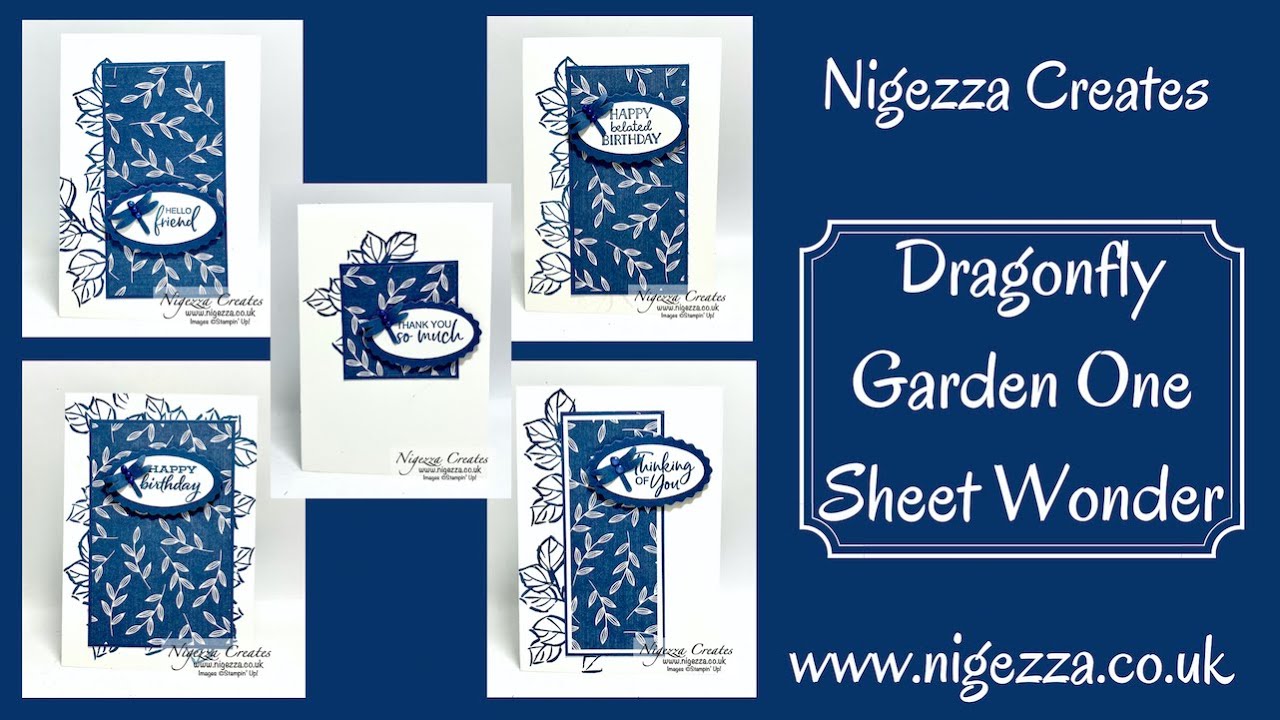 Dragonfly Garden One Sheet Wonder