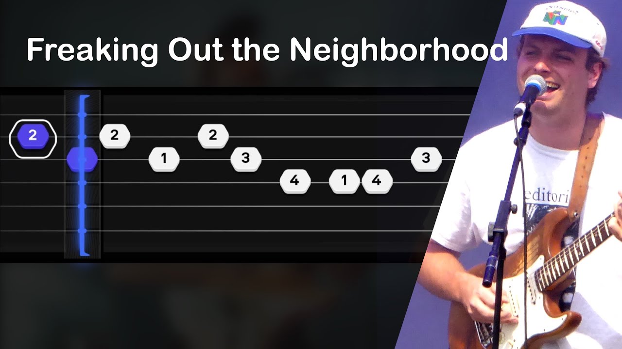 Mac DeMarco - Freaking Out the Neighborhood (EASY SLOW Guitar Tabs - Freaking Out The Neighborhood Chords