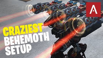 War Robots - Behemoth with NEW Improved Nucleon (energy weapon) WR Max Gameplay