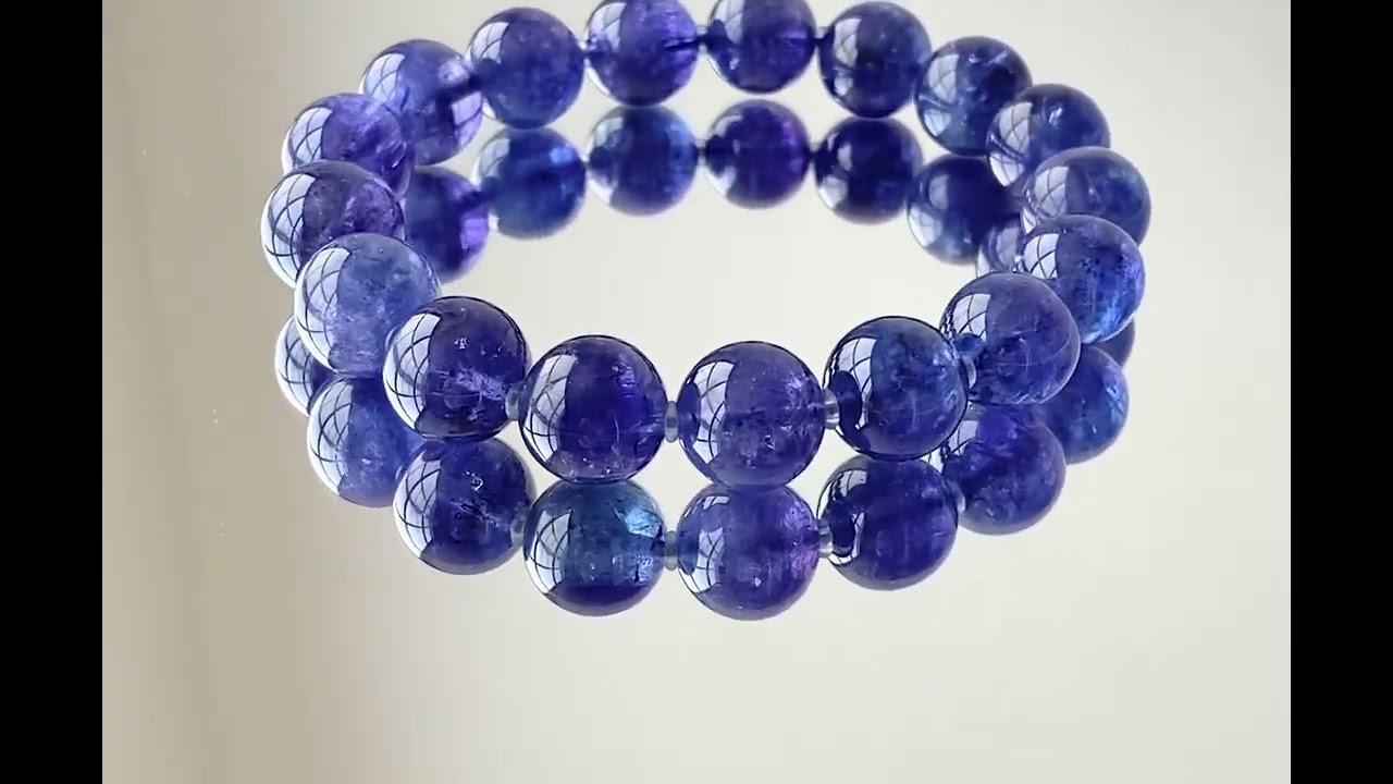 TK0213 【プレミアム】 タンザナイト 11mm～12mm ブレスレット