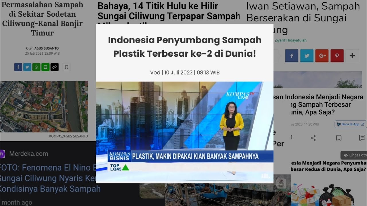 Sampah Sekali Pakai - Polusi Plastik yang Semakin Mengusik | Teks