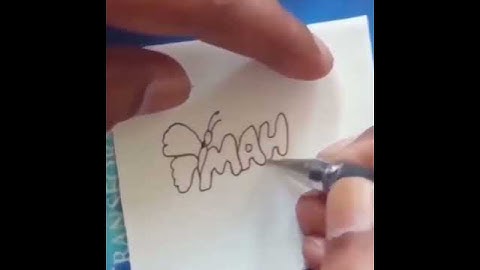 How to write Mahak | #art  #calligraphymasters #shorts #shortsfeed #name  #mahek #calligraphy #yt