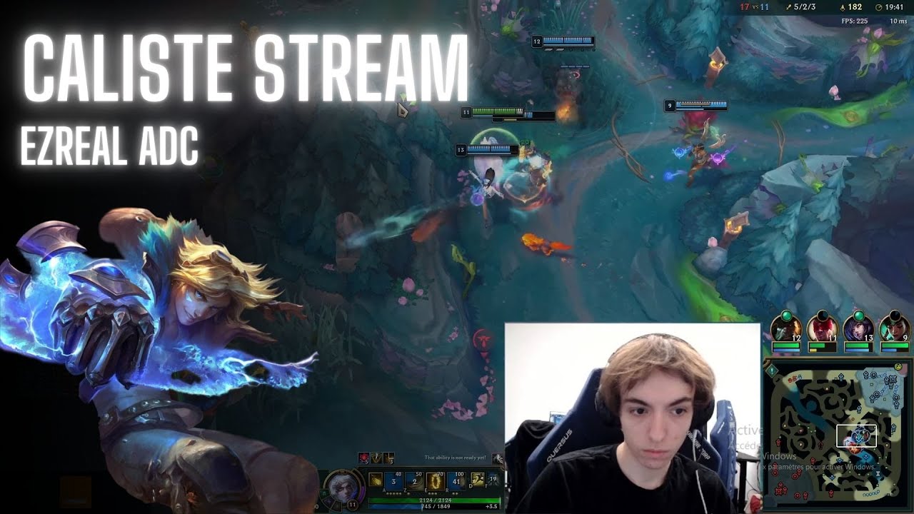 KC Caliste Stream Rank 1 EUW || Ezreal vs Ashe | Challenger Gameplay