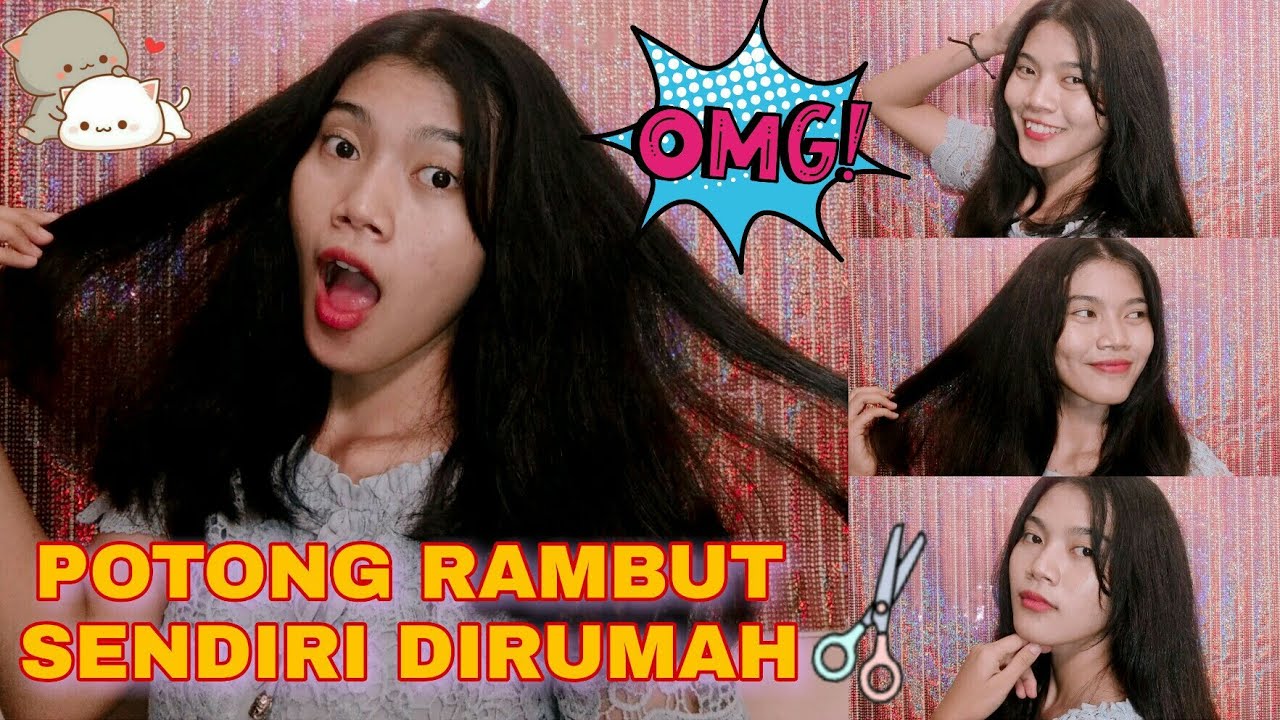  POTONG  RAMBUT  SENDIRI  Mudah dan Praktis YouTube