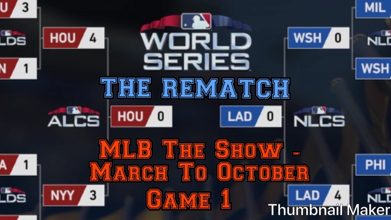 World Series Game 1 March To October YouTube