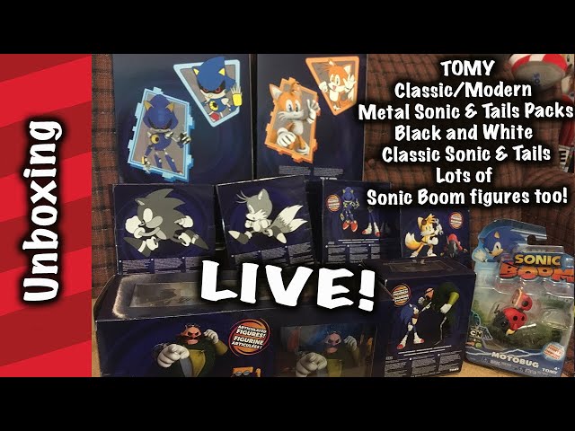 Sonic The Hedgehog Classic Metal Sonic Modern Metal Sonic with Comic 2 Pack  Set