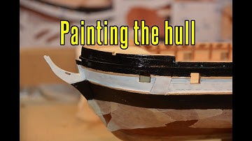 HMS Beagle - part 16 Painting The Hull