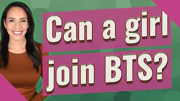 Is a member of BTS a girl?