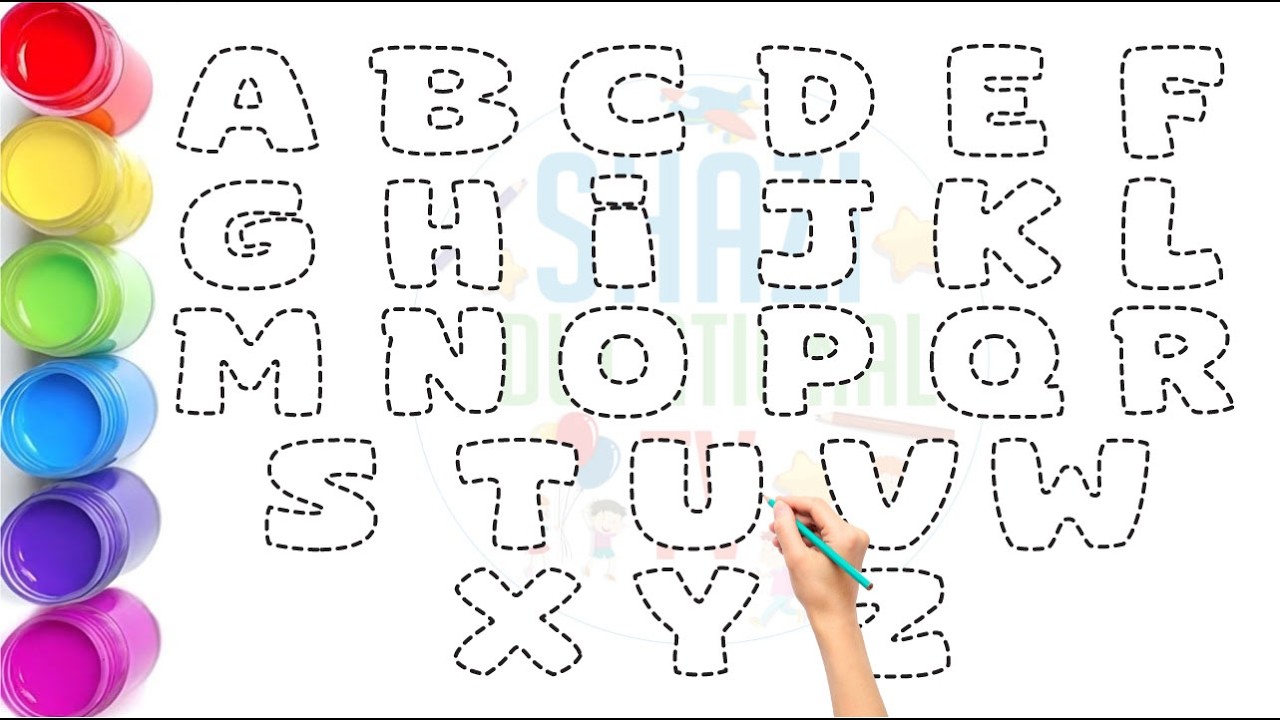 Learn ABC Alphabet with Colors 🎨 | ABC Tracing for Kids | Preschool Learning Video