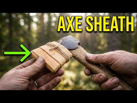 Pocket Knife Birch Bark Sheath Tutorial