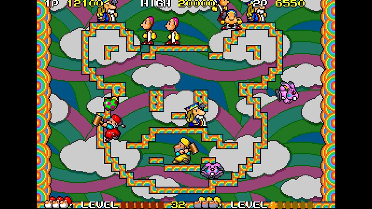 Don Doko Don arcade 2 player Netplay 60fps