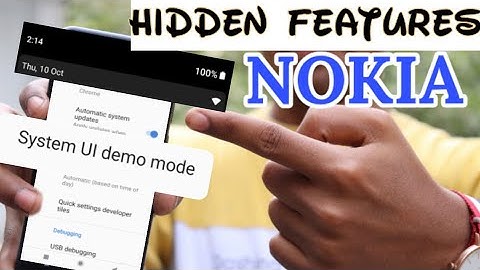 Nokia Hidden features that You don