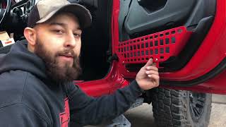 JL/JT Door Pocket Molle Panels - Installation Video