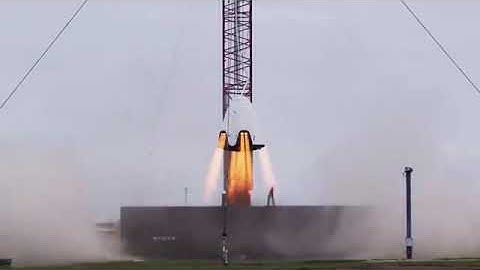 Dragon 2 Propulsive Hover Test