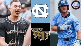 #14 North Carolina vs #12 Wake Forest (AMAZING GAME!) | Game 3 | 2024 College Baseball Highlights