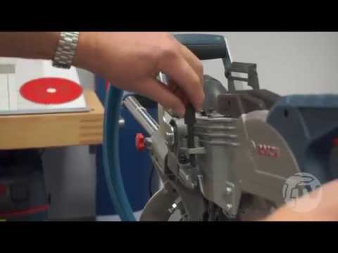 How to make trench cuts with the Bosch GCM8SJL Single Bevel Sliding Mitre Saw