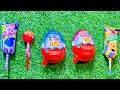 Colorful Candy Challenge! 🍬 Kinder Joy Toys & Sweet Surprise | Kinder Joy + Lollipop Opening
