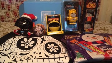 my geek box december 2014 geekmas opening