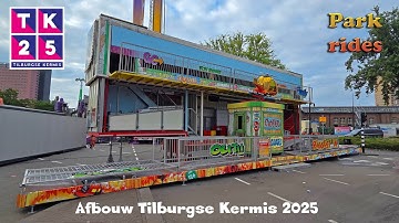 Tilburgse Kermis - Afbouw en Kermistransporten 2025 Deel 1