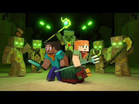 Sniffer & the Quest for the Husk King’s Treasure | Alex & Steve Legends (Minecraft Animation Movie)