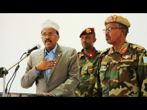 Farmaajo iyo Ciidamada