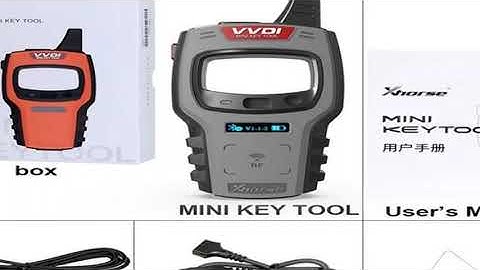 Sale V1.9.6 Xhorse VVDI MINI Key Tool Remote Programmer Free With Renew Cable Global Version