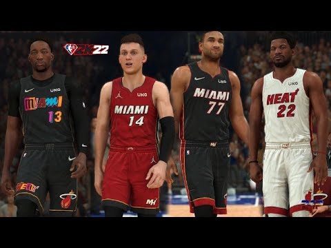 How To get Miami Heat mashup jersey,court,and logo in NBA 2k22