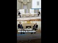 President Putin greeting Tokayev vs meeting Macron