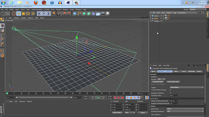 Cinema 4d - Camera and Stage Setup Part 1