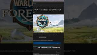 WoW Forever’s stress test… can the servers handle us