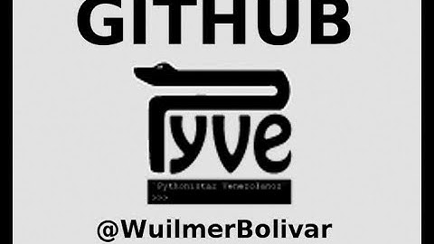 Colaborar con PyVe en Github