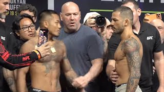 UFC 331 Ceremonial Weigh-Ins: Van vs. Pantoja | Final Face-Offs UFC 331 Ceremonial Weigh-Ins: Van vs. Pantoja | Final Face-Offs