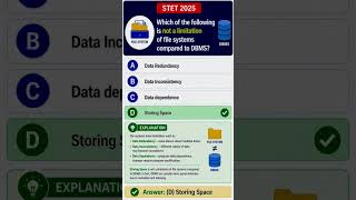 #dbms #tre4 #kvs #nvs #stet #computer #teachingexams #computerscience #cs