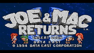 Joe & Mac Returns Arcade Longplay