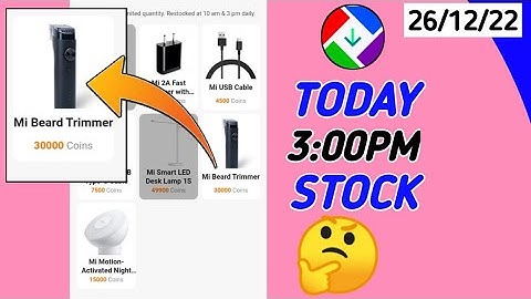 Getapps today 3:00pm stock mi beard Trimmer in stock🥺🥺🥺