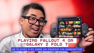 لعبتُ لعبة Fallout 4 على هاتف Galaxy Z Fold 7... وقد نجحت. screenshot 2