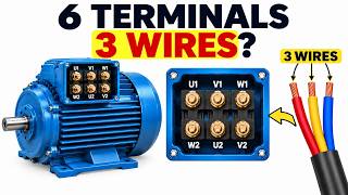 Why 3-Phase Motors Have 6 Terminals but Only 3 Supply Wires?