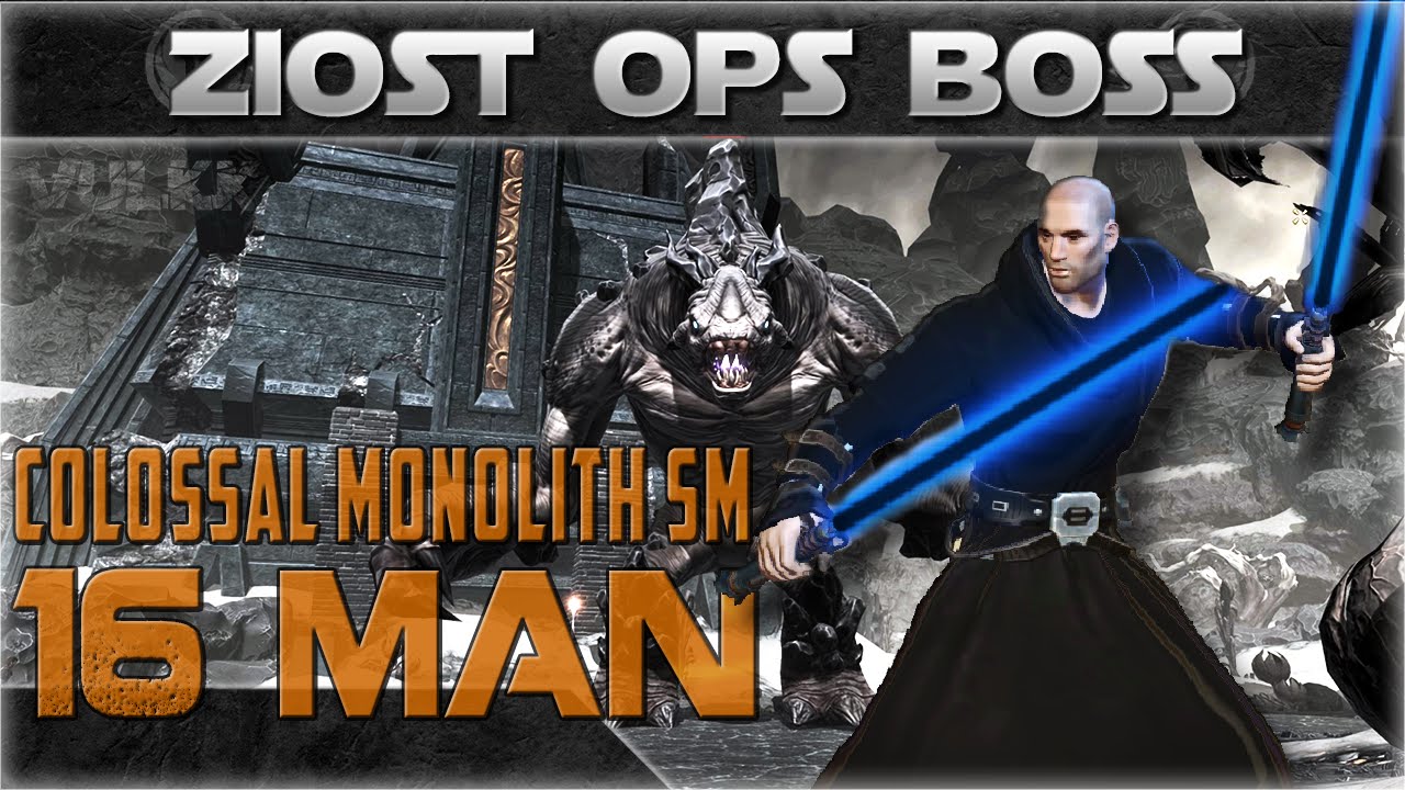 SWTOR Ziost Ops - COLOSSAL MONOLITH 16 Man Story (Undermanned, 1080p 60fos)