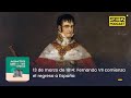 Acontece que no es poco  13 de marzo de 1814 fernando vii comienza el regreso a espaa