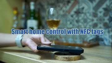 Smart home control with NFC tags #homeautomation #convenience