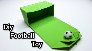 origami easy football toy ⚽️|  football game papercraft ⚽️ 