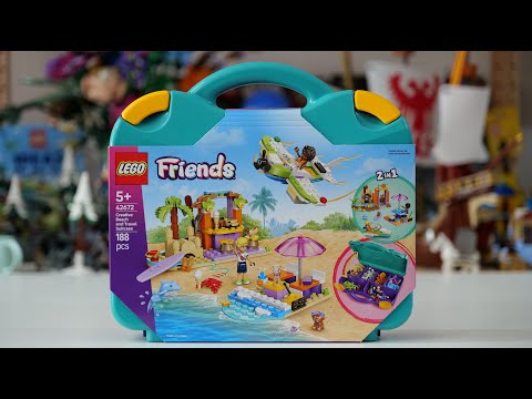 LEGO Friends 42672 Creative Beach and Travel Suitcase - LEGO Speed Build Review