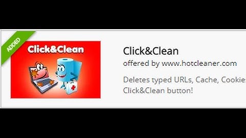 Click and Clean settings Tutorial