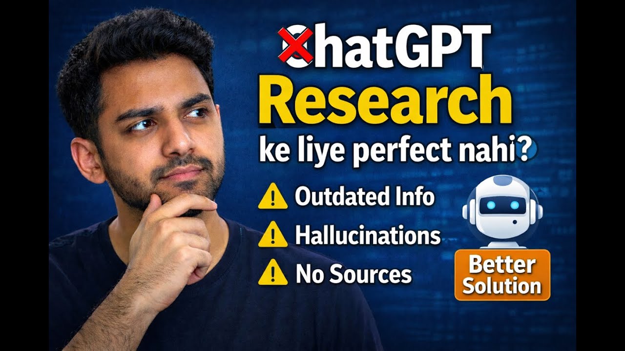 ChatGPT research ke liye perfect kyu nahi hai? | AI Clarity