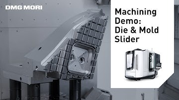 Machining of a Slider Element for a Plastic Injection Mold on the DMC 80 FD duoBLOCK